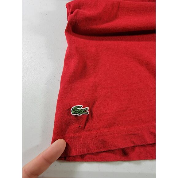 Lacoste Red Short Sleeve T-shirt - sz 7 - Picture 2 of 8